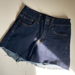American eagle women denim shorts super stretch size 2